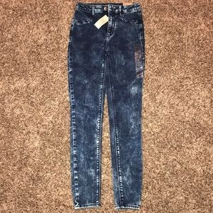 American Eagle Acid Wash High Rise Jeggings